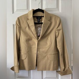 Brand new tan cotton jacket